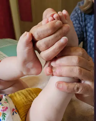 Réfléxologie du nourrisson chez Douce Plénitude