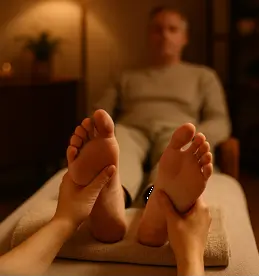 Réfléxologie accompagnement en oncologie chez Douce Plénitude